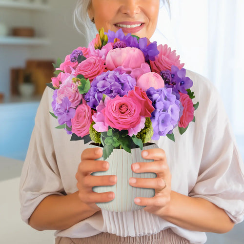 Fuchsia Fantasy Pop-Up Bouquet