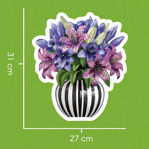 Spotted Lilies Pop-Up Bouquet